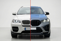 BMW X6 E71 2008–2014 Kit restyling catre X6M F96 LCI foto 1