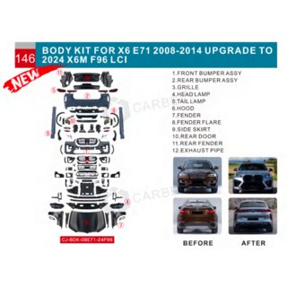 Kit restyling catre X6M F96 LCI foto 3