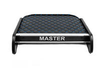 Renault Master 2011-2023 Polita bord (Negru cu cusatura albastra) foto 1