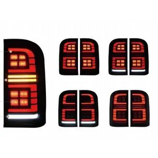 Stopuri spate LED Smoke Black (1999-2004, 2 buc) Nissan Patrol Y61 1997-2011 foto 1