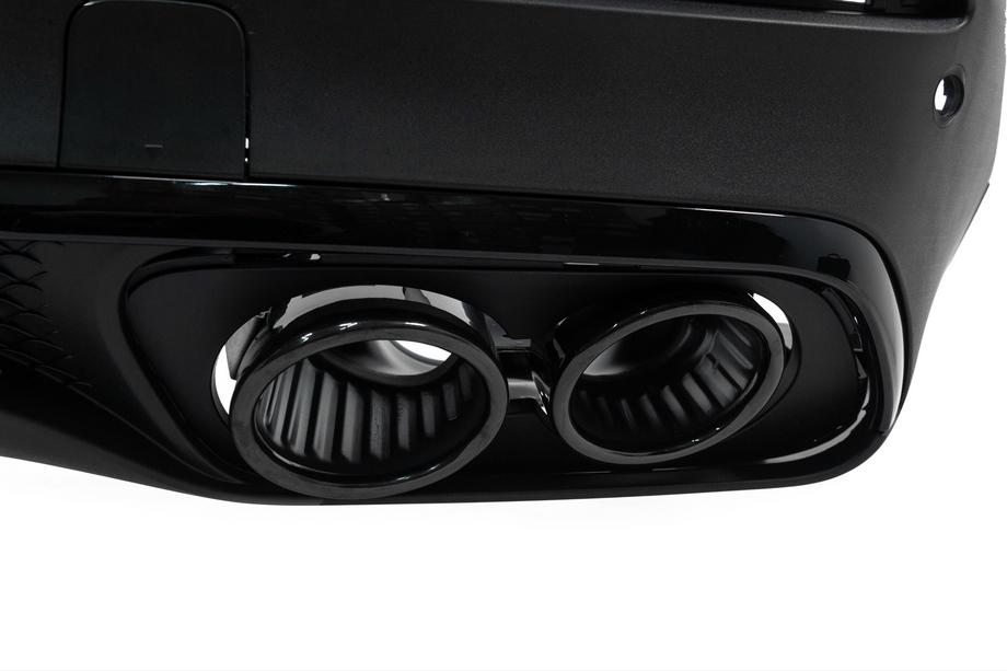 Mercedes GLE W167 2018- Difuzor spate cu tipsuri evacuare GLE53 Black (2018-2026) Foto 11