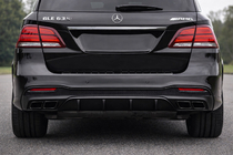 Mercedes GLE/ML class W166 2011-2018 Difuzor spate pentru GLE (design GLE63 Black) foto 1