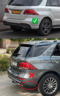 Mercedes GLE/ML class W166 2011-2018 Difuzor spate pentru GLE (design GLE63 Black) foto 3