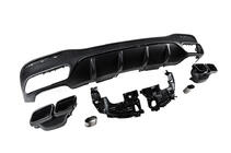 Mercedes GLE/ML class W166 2011-2018 Difuzor spate pentru GLE (design GLE63 Black) foto 4