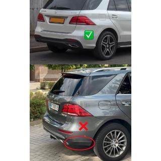 Difuzor spate pentru GLE (design GLE63 Black) foto 3