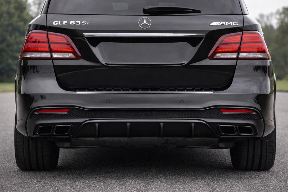 Mercedes GLE/ML class W166 2011-2018 Difuzor spate pentru GLE (design GLE63 Black) Image