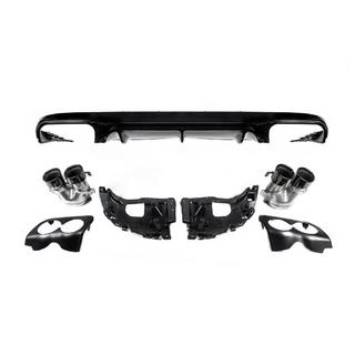 Difuzor Spate Black cu Tipsuri Black (Design AMG53) foto 3