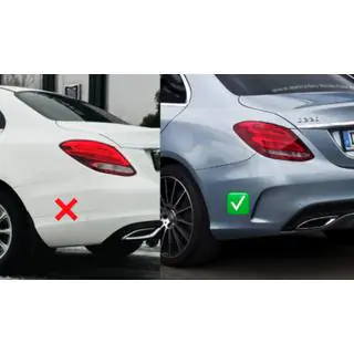 Difuzor spate cu tipsuri Black (Design C63 2018-2021) foto 3