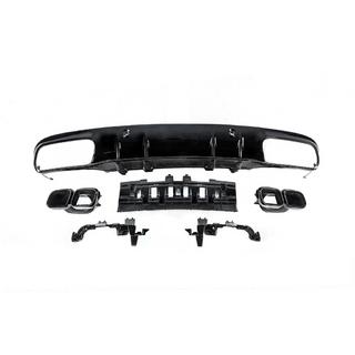Difuzor spate cu tipsuri Black (pentru Coupe design AMG63) foto 2