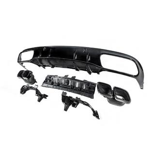 Difuzor spate cu tipsuri Black (pentru Coupe design AMG63) foto 4