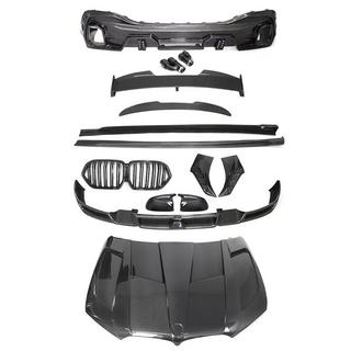 Kit caroserie cu capota Carbon V2 (2018-2022) BMW X6 G06 2019–2027 foto 3