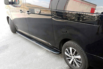 Opel Vivaro 2019- Praguri laterale Bosphorus Grey (2 buc, aluminiu) foto 1