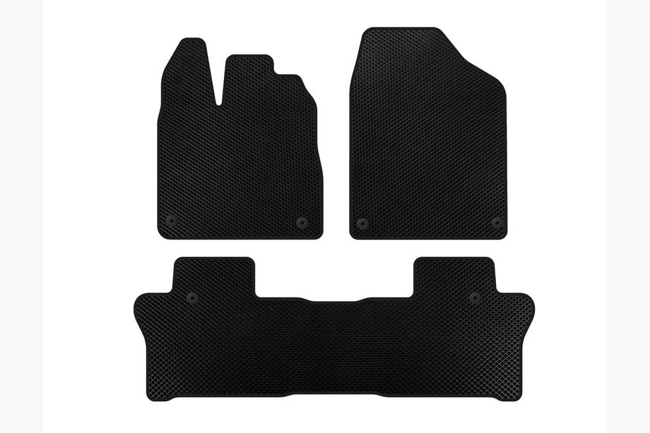 Honda Pilot 2015-2022 Covorase EVA (2 Randuri, Negru) Image