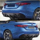 Alfa Romeo Giulia 2016-2022 Difuzor Bara Spate cu Tipsuri V1 (Plastic) foto 5