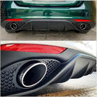 Alfa Romeo Giulia 2016-2022 Difuzor Bara Spate cu Tipsuri V1 (Plastic) foto 6