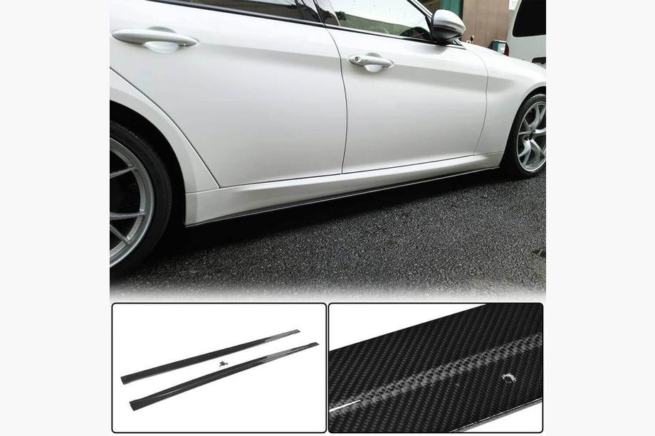 Alfa Romeo Giulia 2016-2022 Praguri Laterale V2 (pentru Base/Sport, Carbon) Image