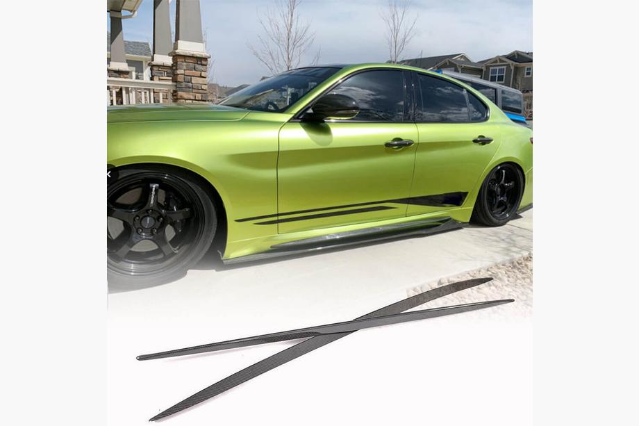 Alfa Romeo Giulia 2016-2022 Praguri Laterale V1 (pentru Base/Sport, Carbon) Image