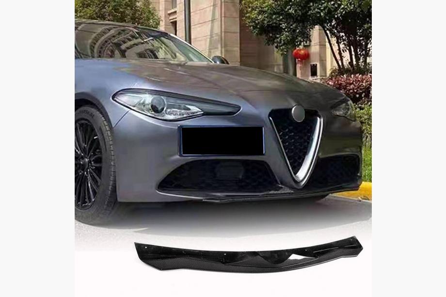 Alfa Romeo Giulia 2016-2022 Prelungire bara fata Lip V2 (pentru Base, Carbon) Image