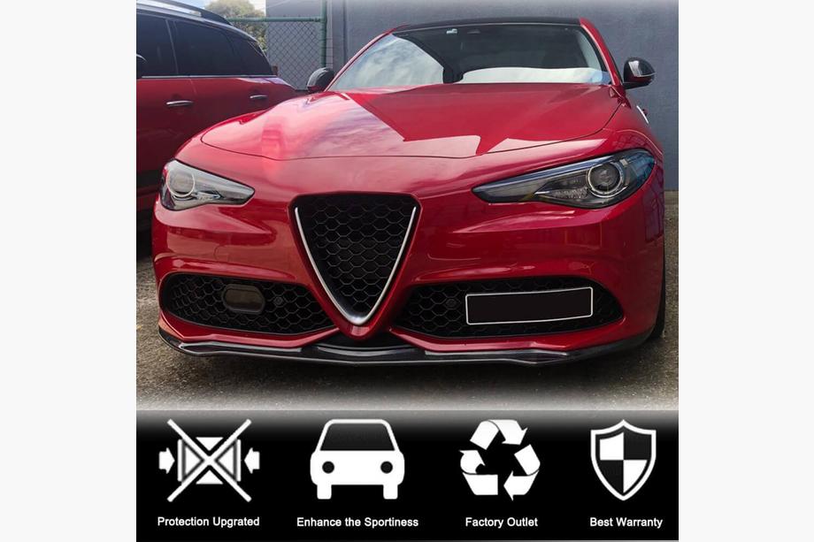 Alfa Romeo Giulia 2016-2022 Lip Bara Fata Carbon V2 (Carbon) Foto 4
