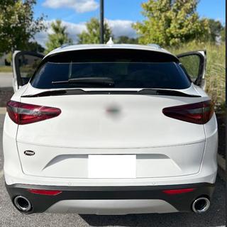 Spoiler inferior V2 (2017-2023, Carbon uscat) Alfa Romeo Stelvio 2016- foto 2