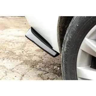 Extensii universale Flap pentru bara spate Tip-A (2 buc, negru lucios, plastic ABS) foto 2