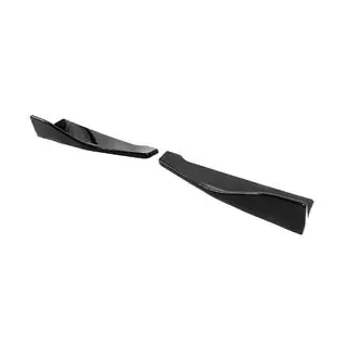 Extensii universale Flap pentru bara spate Tip-B (2 buc, negru lucios, plastic ABS) foto 3
