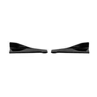 Extensii universale Flap pentru bara spate Tip-B (2 buc, negru lucios, plastic ABS) foto 4
