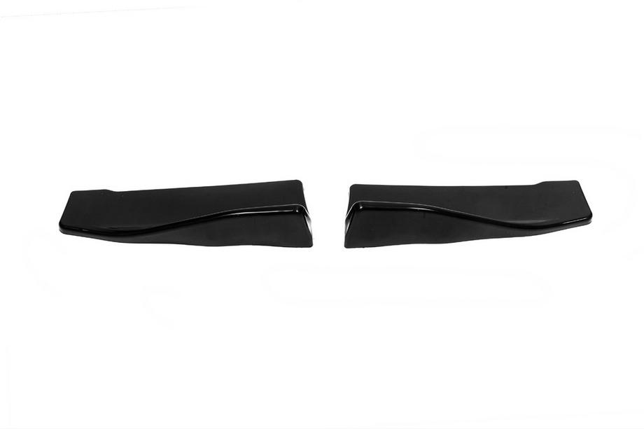 Flap universale pentru bara spate Tip-C (2 buc, negru lucios, plastic ABS) Foto 4
