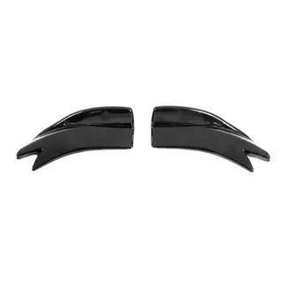 Flapuri universale pentru bara spate Tip-F (2 buc, negru lucios, plastic ABS) foto 3