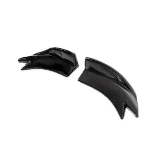 Flapuri universale pentru bara spate Tip-F (2 buc, negru lucios, plastic ABS) foto 4