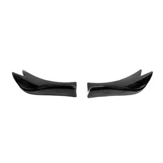 Flapuri universale pentru bara spate Tip-F (2 buc, negru lucios, plastic ABS) foto 1