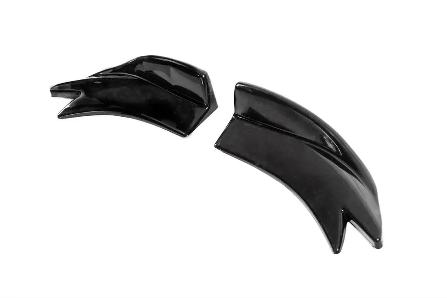 Flapuri universale pentru bara spate Tip-F (2 buc, negru lucios, plastic ABS) Foto 4