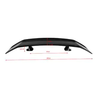 Spoiler universal Tip-B (negru lucios, plastic ABS) foto 2