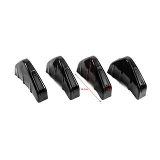 Difuzor Spate Universal Tip-D (4buc, Negru Lucios, Plastic ABS) foto 3