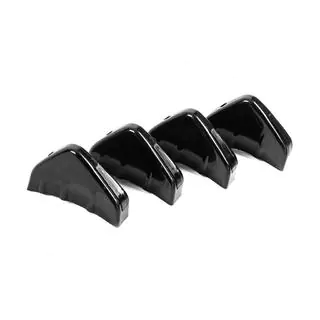 Difuzor Spate Universal Tip-D (4buc, Negru Lucios, Plastic ABS) foto 4