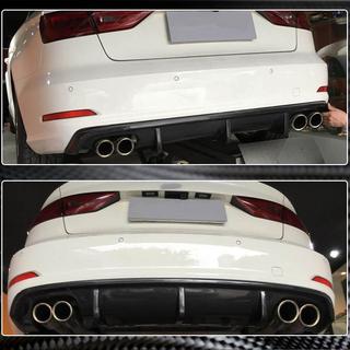 Difuzor bara spate V1 (pentru Base Sedan 2012-2016, Carbon) foto 4