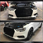 Audi A3 2012-2020 Prelungire lip bara fata Lip V1 (pentru Base 2017-2020 Sedan, Carbon) foto 5