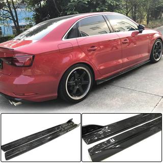 Praguri laterale (pentru Base Sedan, carbon) Audi A3 2012-2020 foto 1