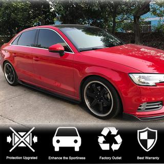 Praguri laterale (pentru Base Sedan, carbon) Audi A3 2012-2020 foto 2