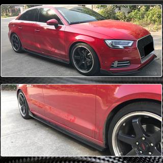 Praguri laterale (pentru Base Sedan, carbon) Audi A3 2012-2020 foto 3