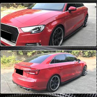 Praguri laterale (pentru Base Sedan, carbon) Audi A3 2012-2020 foto 4