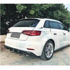 Audi A3 2012-2020 Difuzor bara spate V2 (pentru S-Line HB 2017-2020, Carbon) foto 2