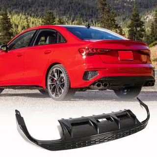 Difuzor bara spate V2 pentru S-Line Sedan 2020-2023 (Carbon) foto 1
