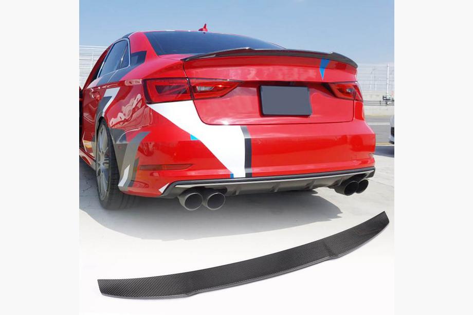 Audi A3 2012-2020 Eleron V9 din carbon (pentru Sedan) Foto 1
