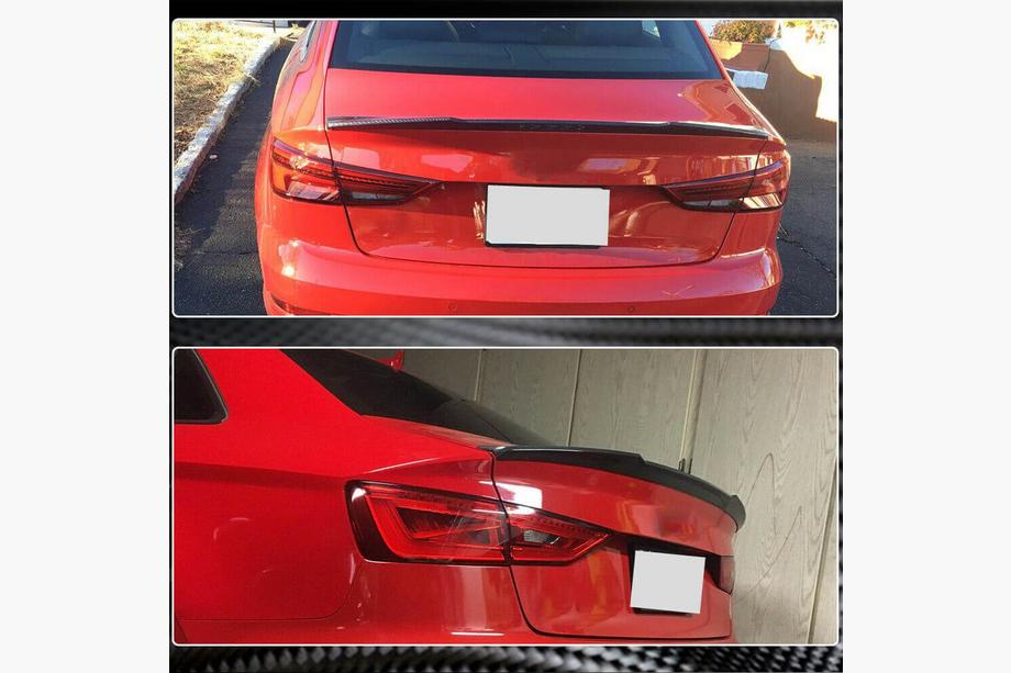 Audi A3 2012-2020 Eleron V9 din carbon (pentru Sedan) Foto 5