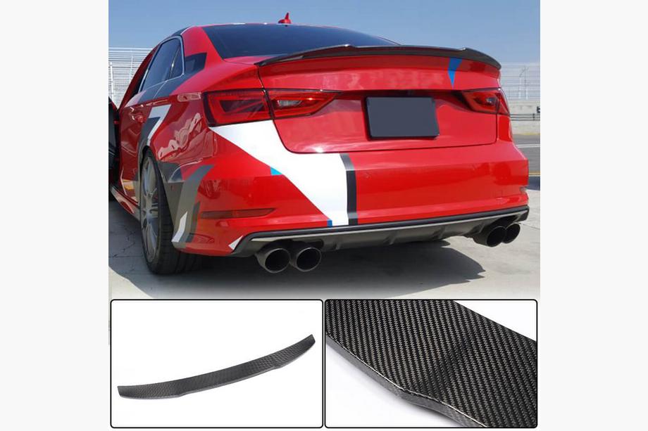 Audi A3 2012-2020 Spoiler portbagaj spate (FRP) Foto 3