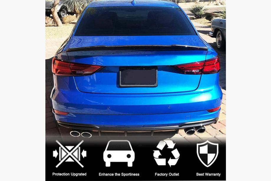 Audi A3 2012-2020 Spoiler portbagaj spate (FRP) Foto 5