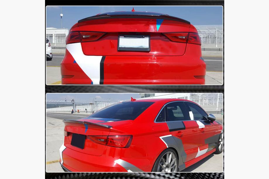 Audi A3 2012-2020 Spoiler portbagaj spate (FRP) Foto 7