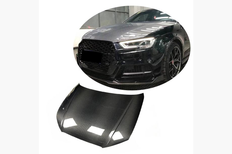 Audi A3 2012-2020 Capota V2 (pentru Sedan 2012-2016, Carbon) Image