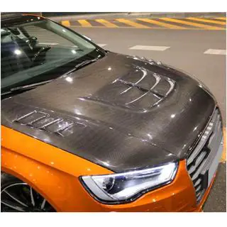 Capota V1 (pentru Sedan 2012-2016, fibra de carbon) Audi A3 2012-2020 foto 2